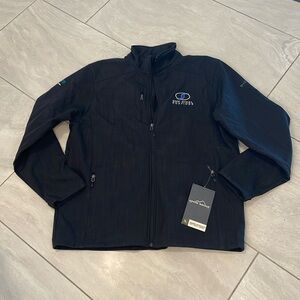 Eddie Bauer shaded crosshatch soft shell jacket coat men’s size XL